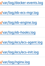 nginx container 로그 추가